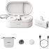 BOYA Omic-D Wireless Lavalier Microphone for iPhone MFi Certified, Noise Cancelling Lapel Mic Wireless with Magnetic Clip iPhone Microphone for Video Recording YouTube Vlog - White